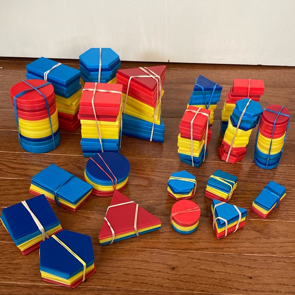 Geometric Shapes Math Manipulatives Bundle (400 approx)